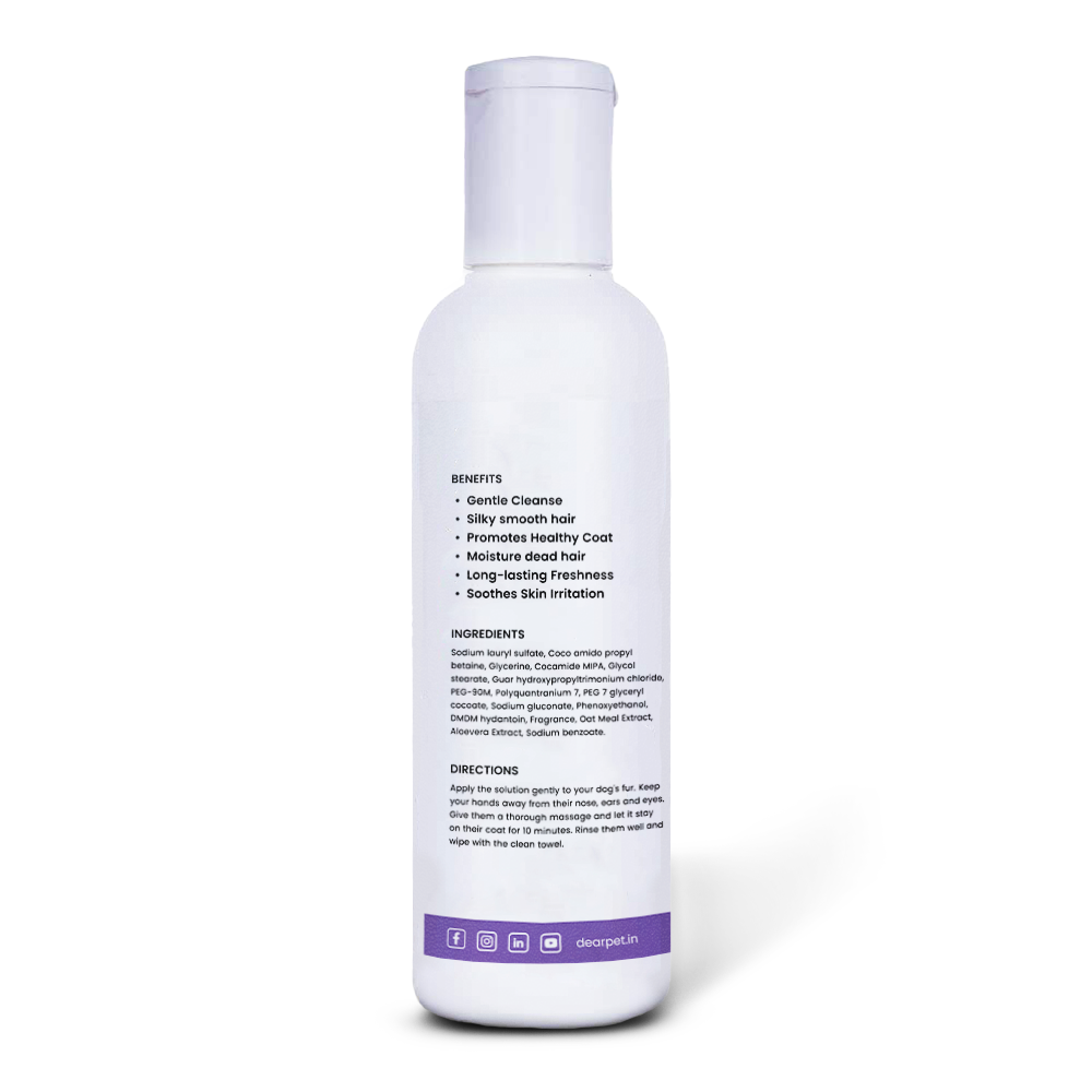 Dearpet Coat whitening Shampoo with Natural Actives