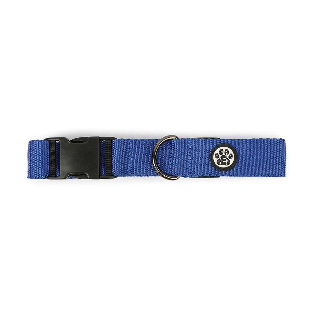 Dear Pet Nylon Dog Collar-Leash Set in Blue
