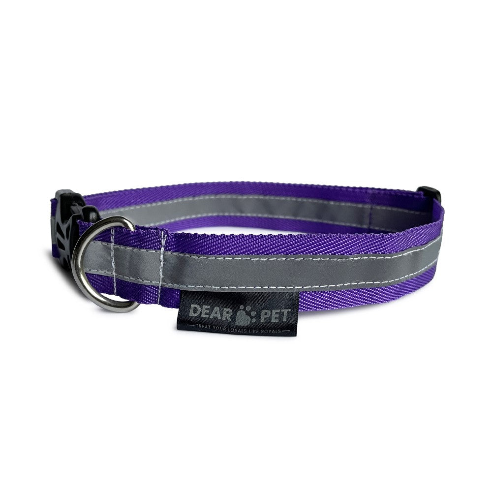 Dear Pet Reflective Collar for Dogs - Purple