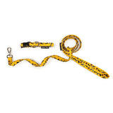 Dear Pet Something's Fishy Cat Collar & Leash Set in Yellow