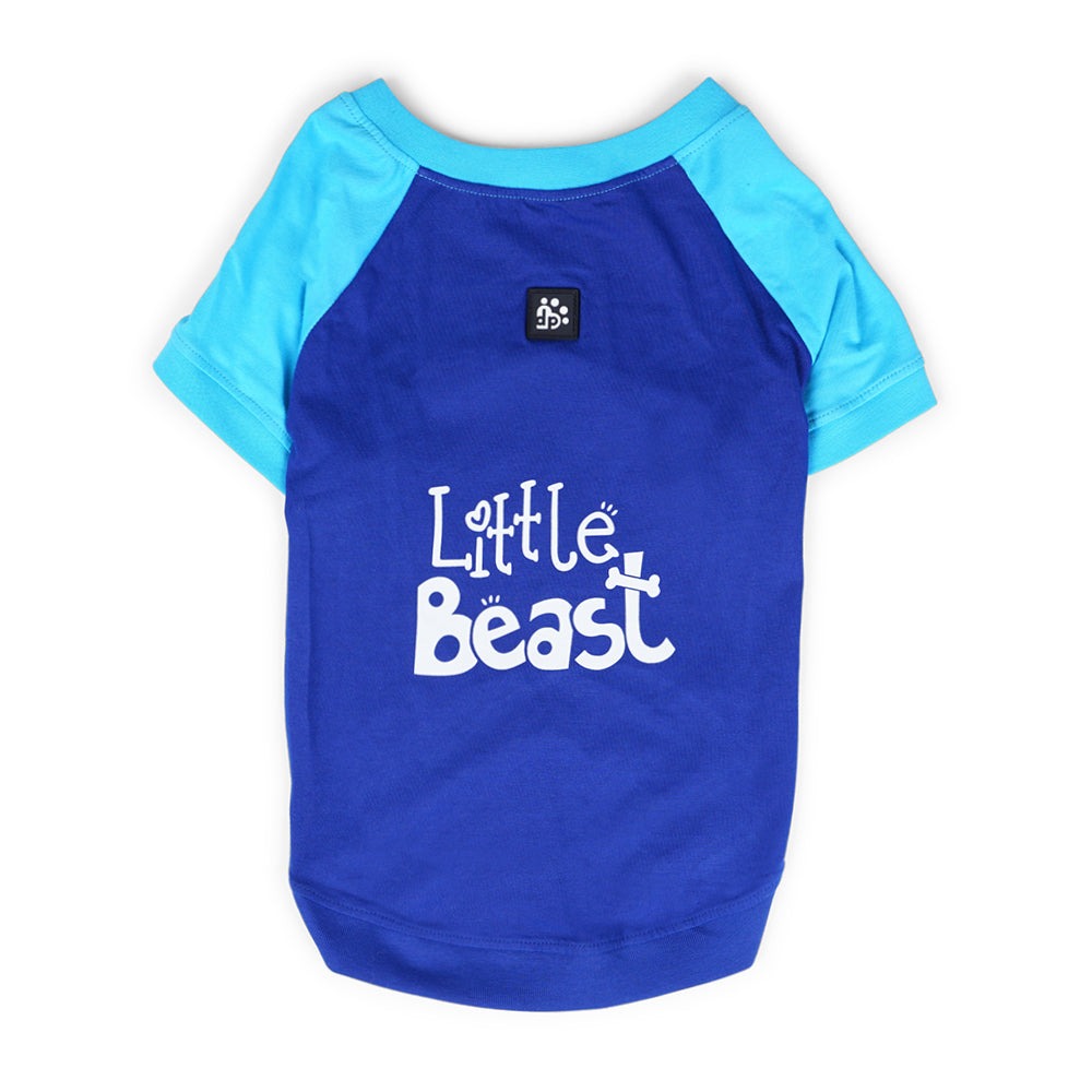 Dear Pet Little Beast Royal Blue Dog T-Shirt