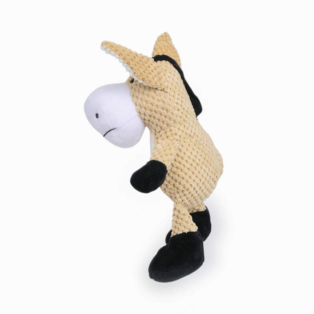 Dear Pet Donkey Dog Toy with Squeaker