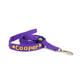 Dear Pet Classic Purple Dog Leash - Customisable
