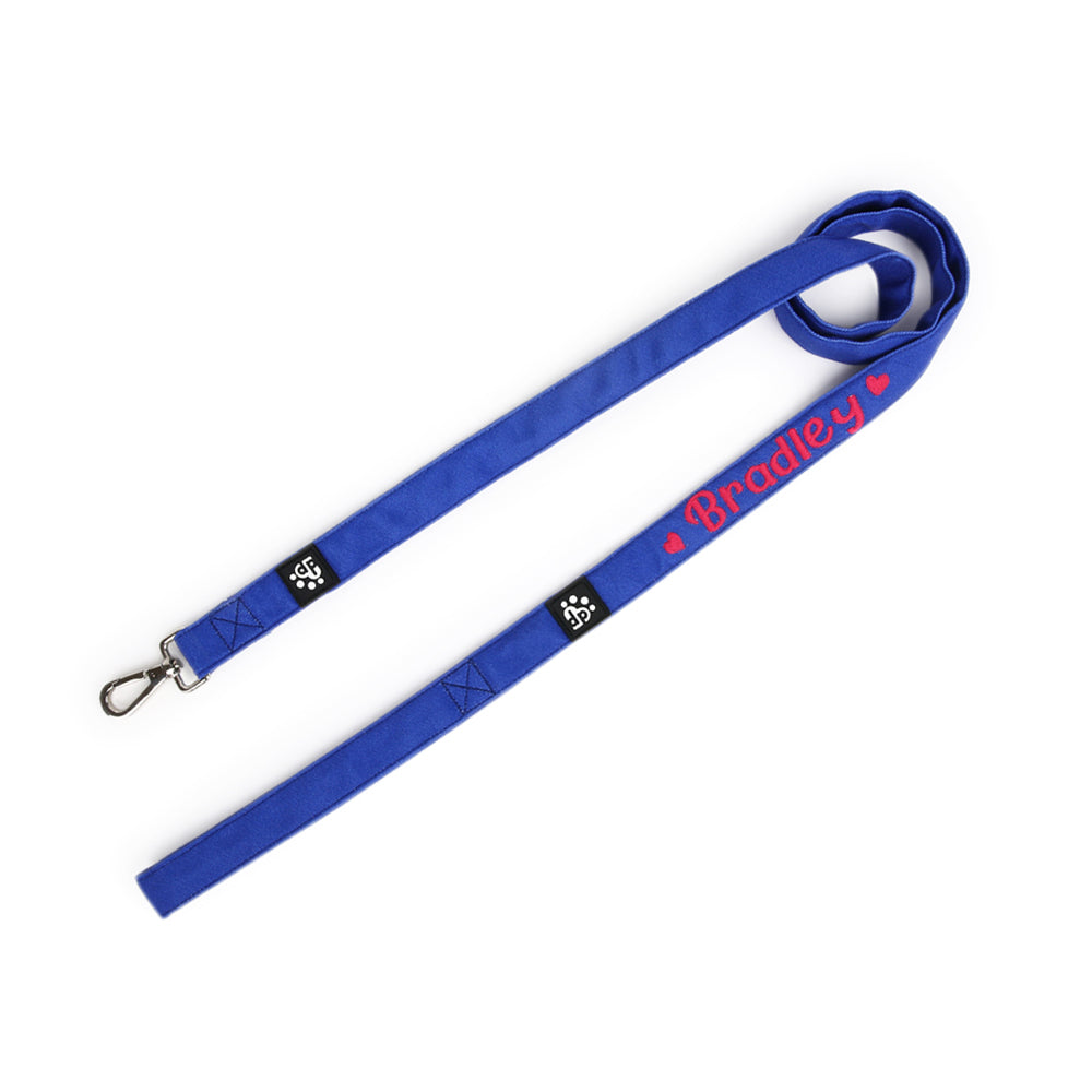 Dear Pet Classic Blue Dog Leash - Customisable