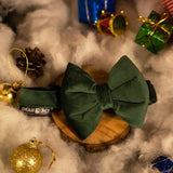 Dear Pet Something Christmasy Dog Bow Tie in Green