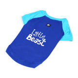 Dear Pet Little Beast Royal Blue Dog T-Shirt