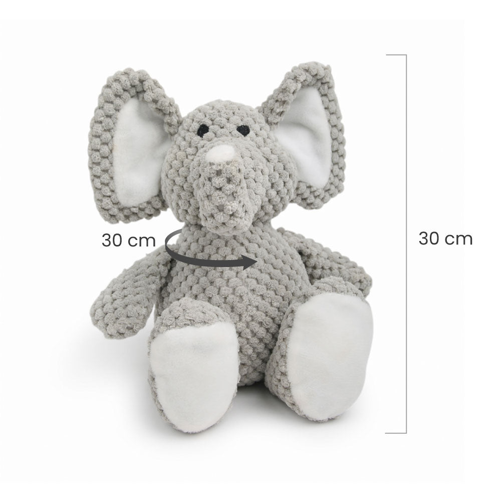 Dear Pet Elephant Dog Toy with Squeaker