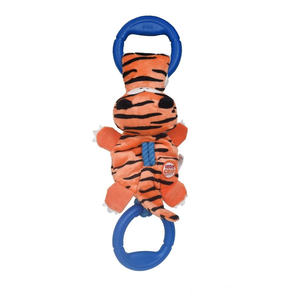 GiGwi Iron Grip Tiger Dog Toy with TPR Handle