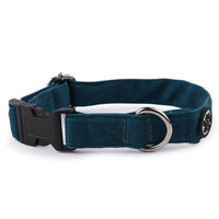Dear Pet Classic Teal Blue Dog Collar- Customisable